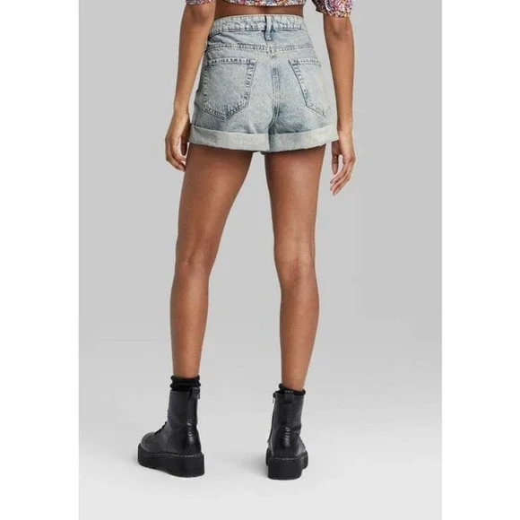 Wild Fabel Women's Super -High Rise Jeans Short Bundle !!! (NWT) - Picture 9 of 16